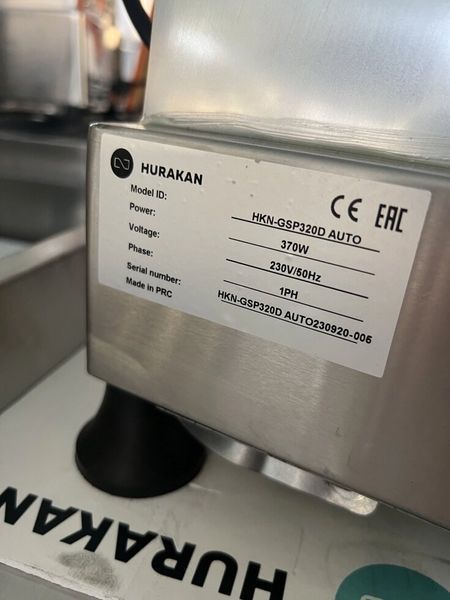 Автоматичний слайсер Hurakan HKN-GSP320D AUTO (BX)034567 фото