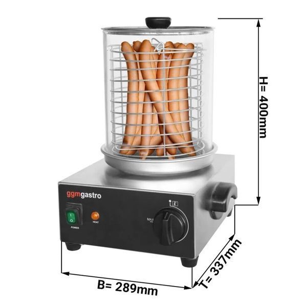Апарат для хот догів HDMH GGM GASTRO (BI)006926 фото