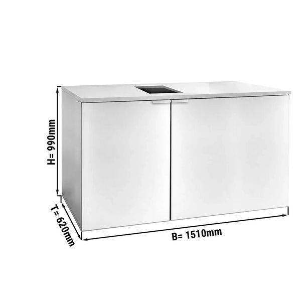 Охладитель пива FKT156 GGM GASTRO (3 х 50 л, без агрегата) (BI)009063 фото