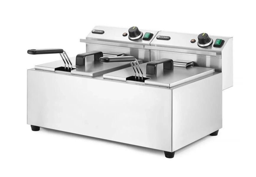 Професійна фритюрниця MasterCook 207307 Hendi (8+8л) (DW)030895 фото