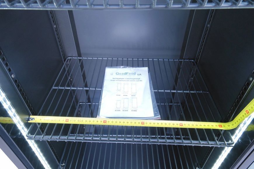 Холодильна шафа BC360NBB2LED GoodFood, чорна (BE)035430 фото