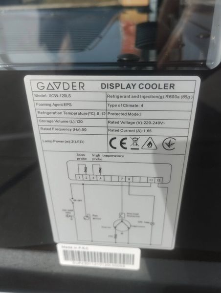 Кондитерская витрина XCW-120LS GOODER (BV)034785 фото