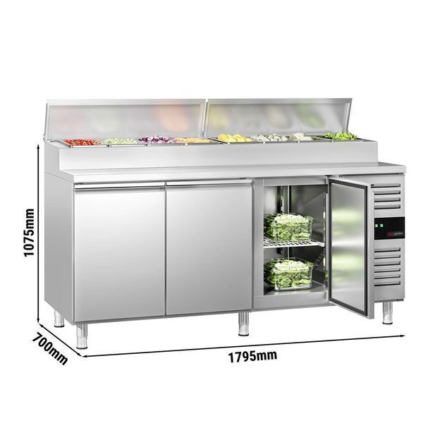 Стол холодильный саладетта ZBG207ND GGM GASTRO (салат-бар) (BI)033949 фото