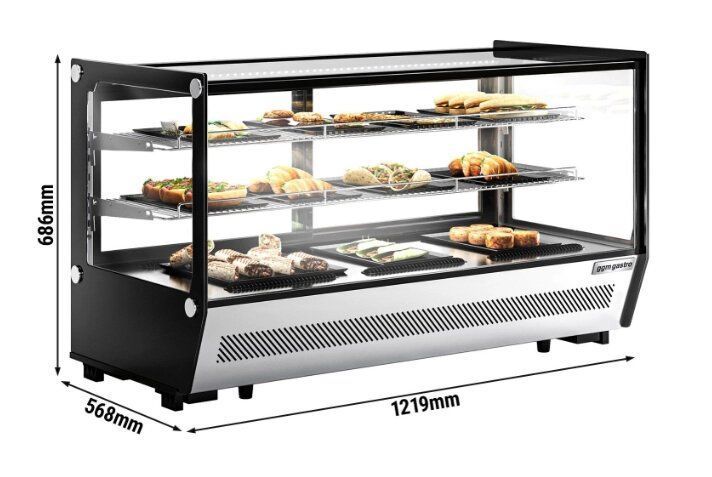 Кондитерська вітрина TKVGNR200 GGM GASTRO 200 л (BI)036640 фото