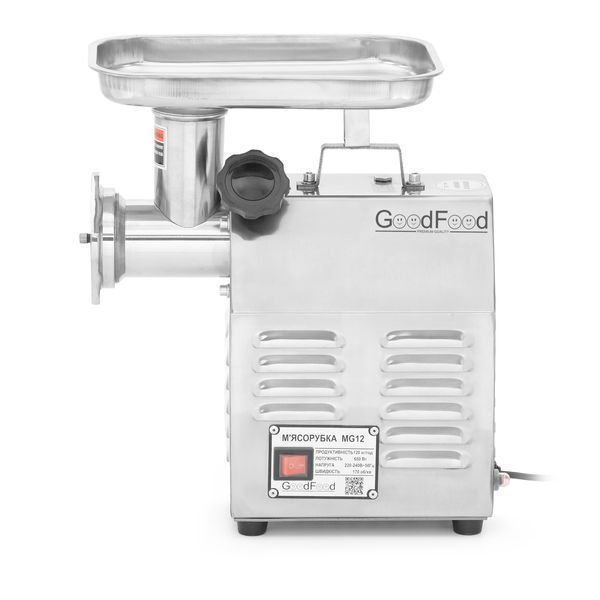 Промислова м'ясорубка MG12 Premium GoodFood (120кг/год.) (BE)054647 фото