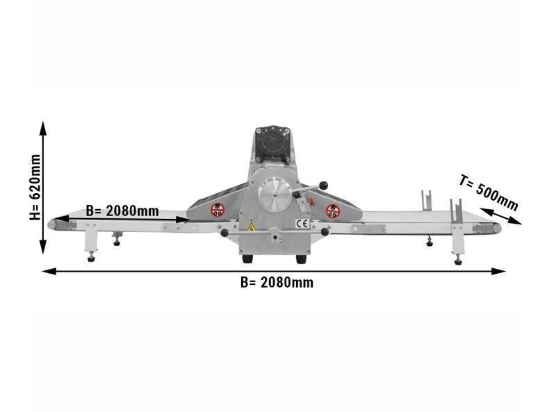 Тестораскатка для слоеного теста TMK520B GGM GASTRO (настольная) (BI)007193 фото