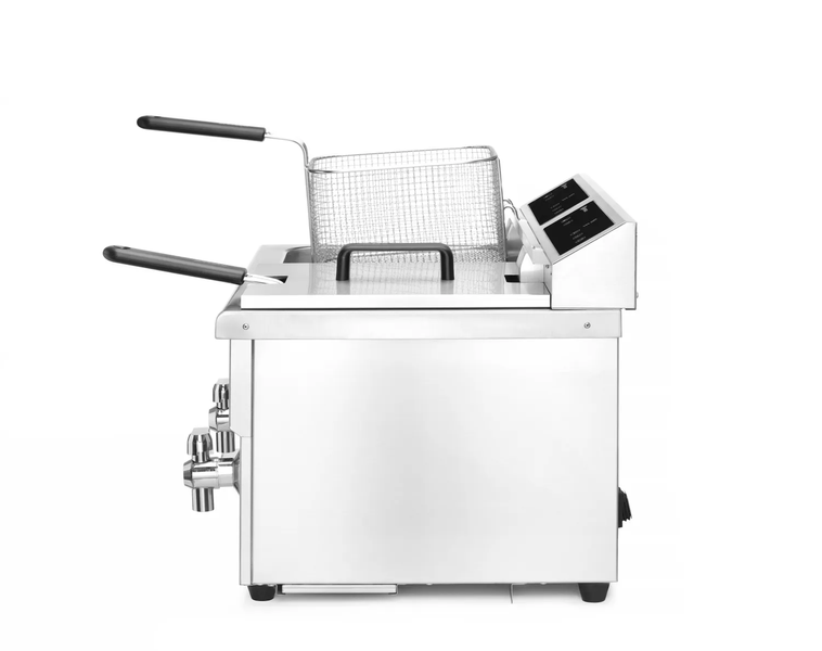 Профессиональная фритюрница индукционная Kitchen Line 215029 Hendi (8+8л) (DW)030902 фото