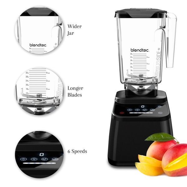 Профессиональный блендер DESIGNER 625 BlendTec, чёрный (AW)032762 фото