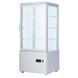 Кондитерська шафа-вітрина RT78B EWT INOX, біла