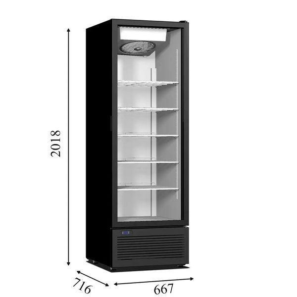 Холодильна шафа CR 600 Crystal (567 л) (BQ)010573 фото