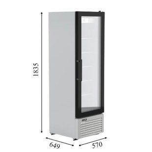 Морозильный шкаф CRF 300 FRAMELESS Crystal (безрамочные двери) (BQ)010579 фото