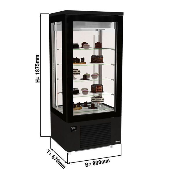 Кондитерский шкаф-витрина PVF400 GGM GASTRO (BI)038023 фото