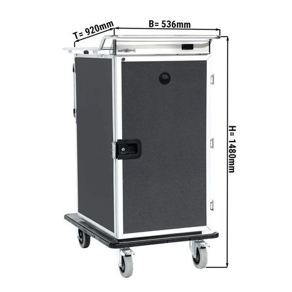 Банкетная тележка тепловая BWHE1211 GGM GASTRO (12x GN 1/1) (BI)006968 фото