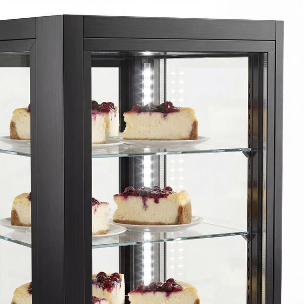 Кондитерский шкаф-витрина PVH550S3T2N GGM GASTRO (BI)038024 фото