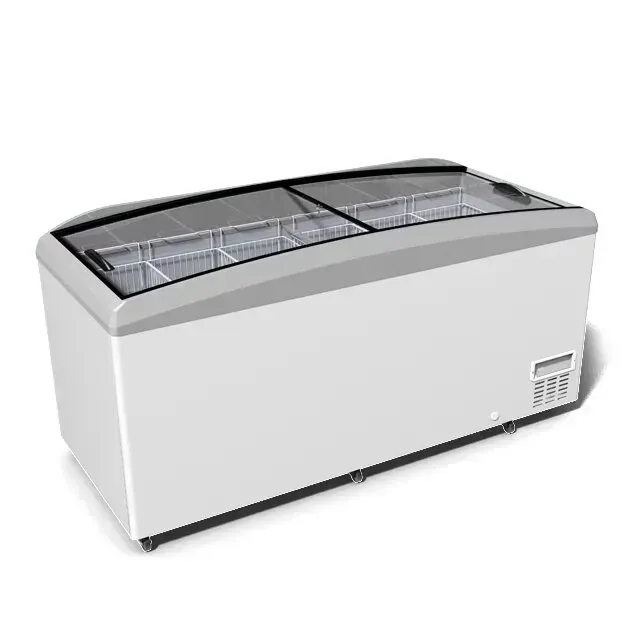 Морозильна скриня  бонета з гнутим склом JUKA M800W
