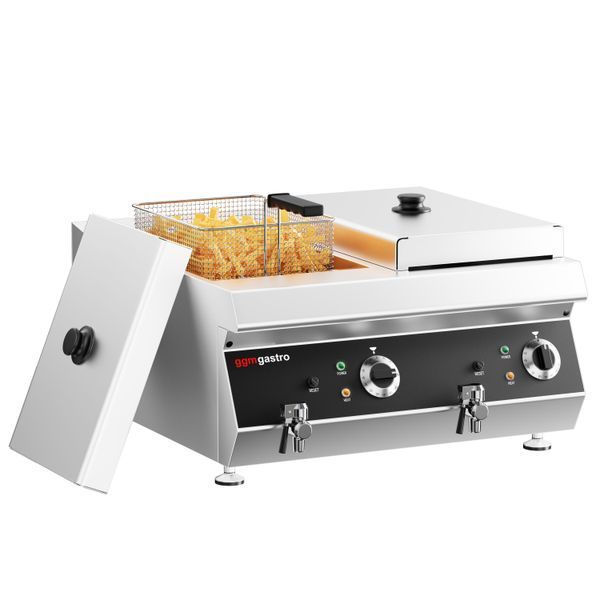 Профессиональная фритюрница EFK653-8+8N GGM GASTRO (BI)037520 фото