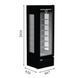Морозильна шафа CRF 400 3D Crystal (скло з 3-х сторін, статика) 417 л (BQ)030013 фото 3