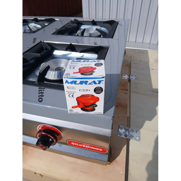 Професійна плита газова TB-4 G Silver (CV)037930 фото