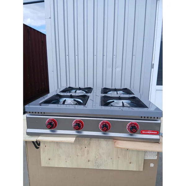Професійна плита газова TB-4 G Silver (CV)037930 фото