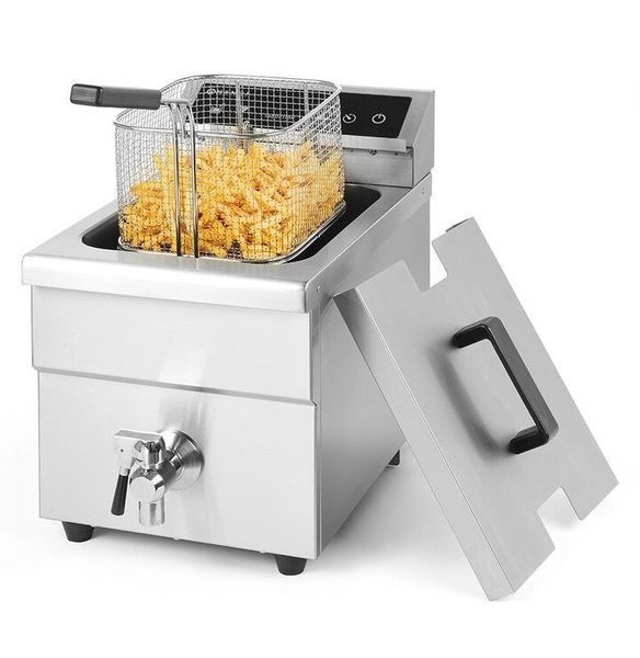 Профессиональная фритюрница индукционная Kitchen Line 215012 Hendi (8л) (DW)030903 фото